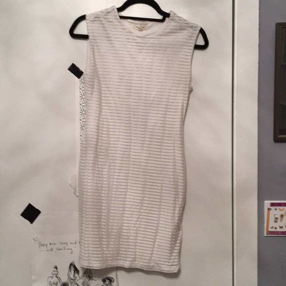 White urban dress